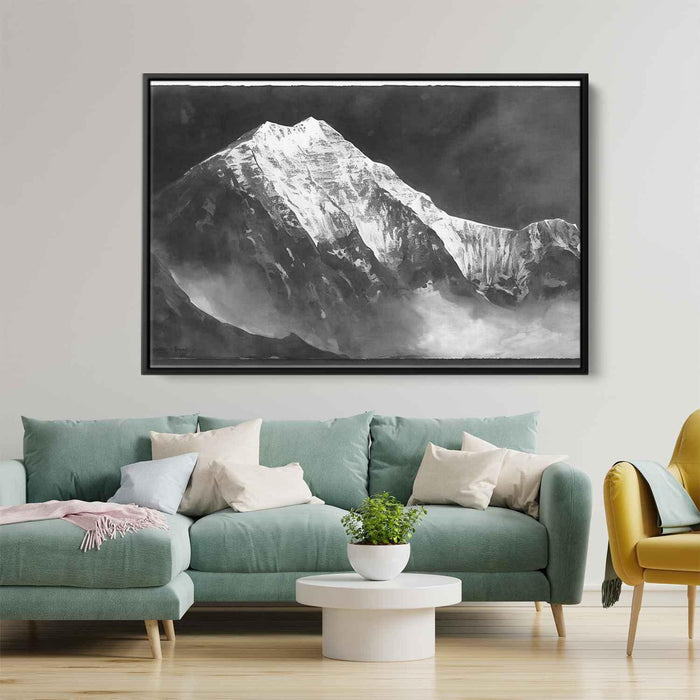 Watercolor Mount Everest #112 - Kanvah