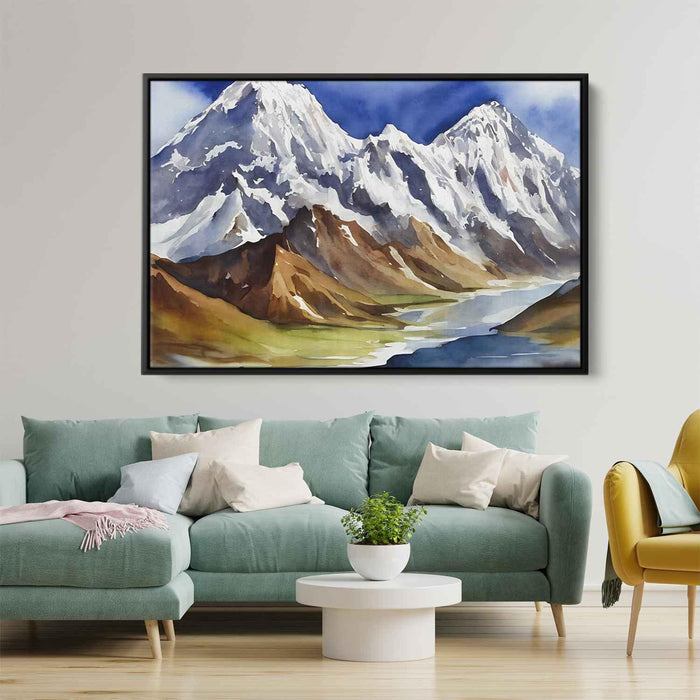 Watercolor Mount Everest #113 - Kanvah