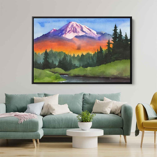 Watercolor Mount Rainier #113 - Kanvah