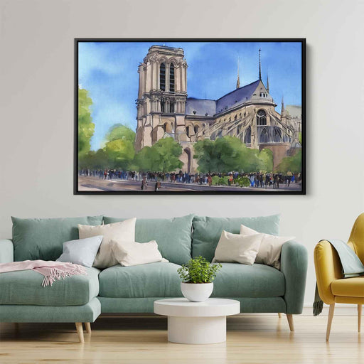 Watercolor Notre Dame Cathedral #113 - Kanvah