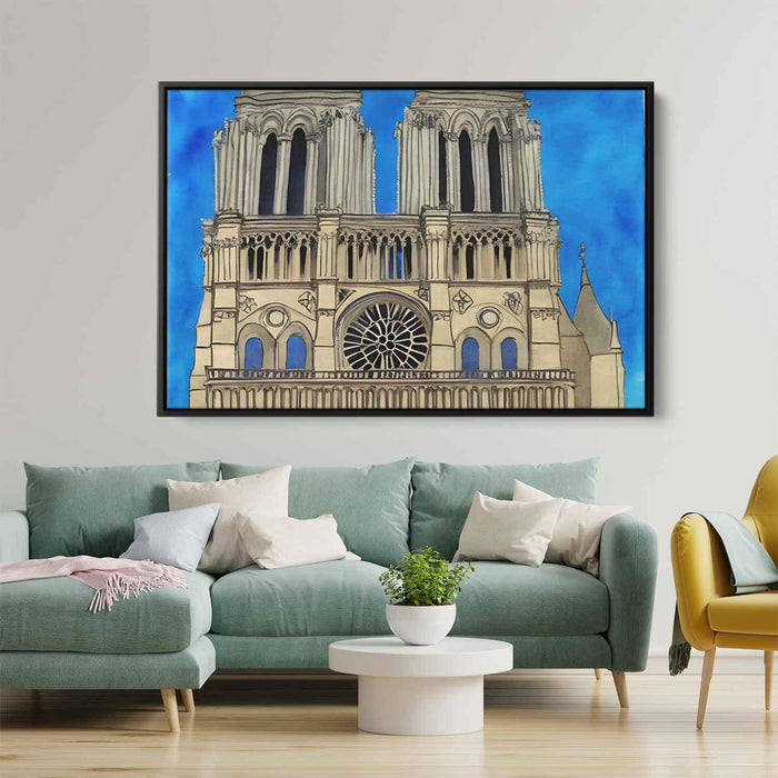 Watercolor Notre Dame Cathedral #115 - Kanvah