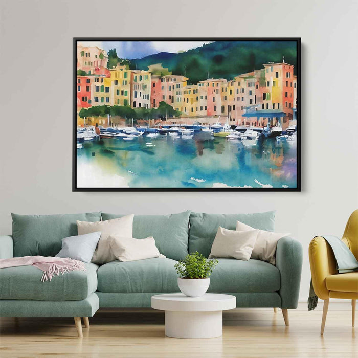 Watercolor Portofino #105 - Kanvah