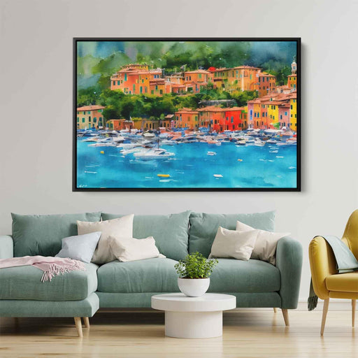 Watercolor Portofino #108 - Kanvah