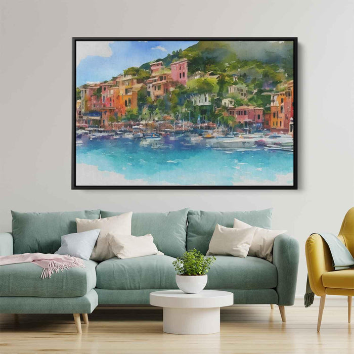 Watercolor Portofino #113 - Kanvah