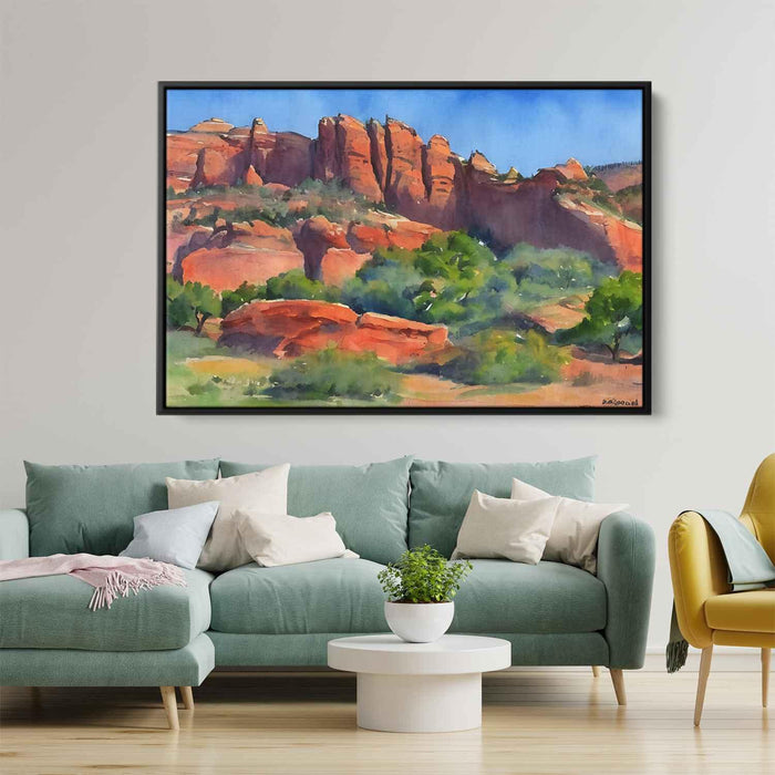 Watercolor Sedona Red Rocks #106 - Kanvah