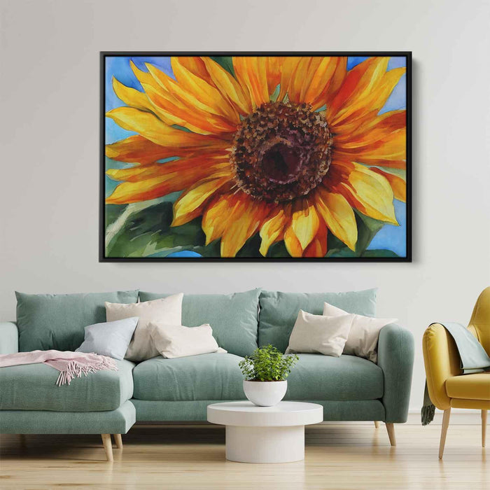 Watercolor Sunflower #106 - Kanvah