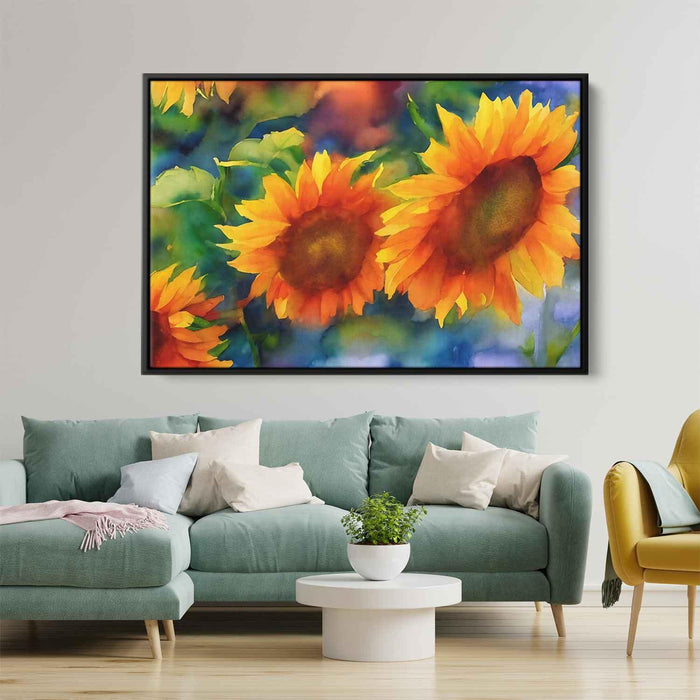 Watercolor Sunflower #113 - Kanvah