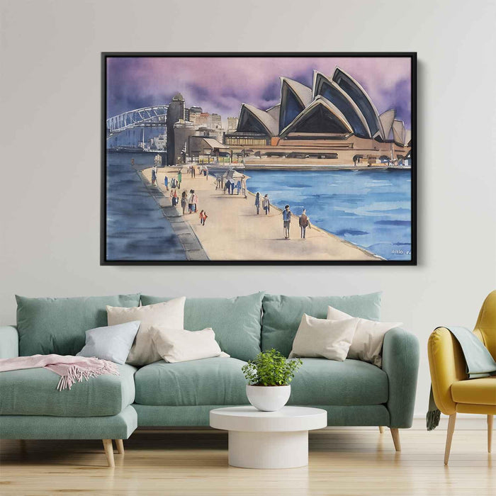 Watercolor Sydney Opera House #106 - Kanvah