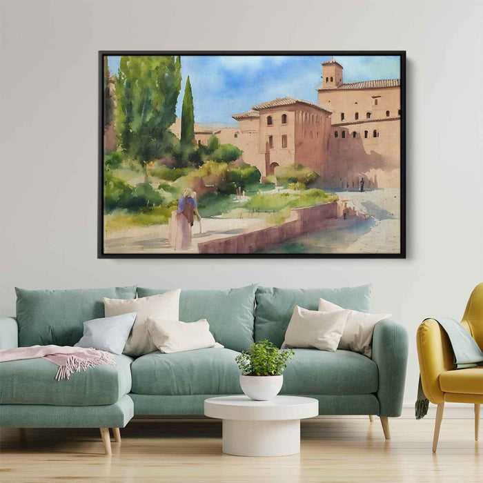 Watercolor Alhambra #105 - Kanvah