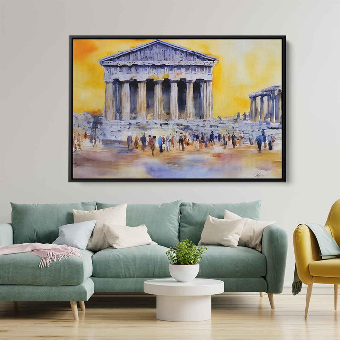 Watercolor Parthenon #106 - Kanvah