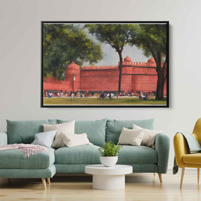 Watercolor Red Fort #123 - Kanvah