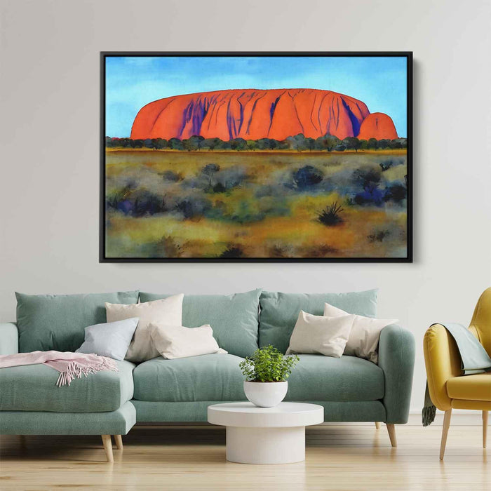 Watercolor Uluru #106 - Kanvah