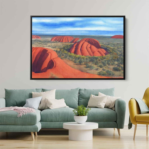 Watercolor Uluru #108 - Kanvah