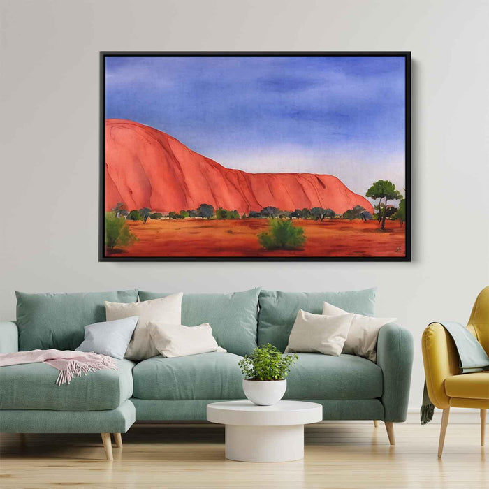 Watercolor Uluru #112 - Kanvah