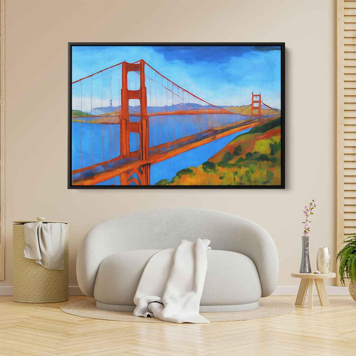 Abstract Golden Gate Bridge #108 - Kanvah