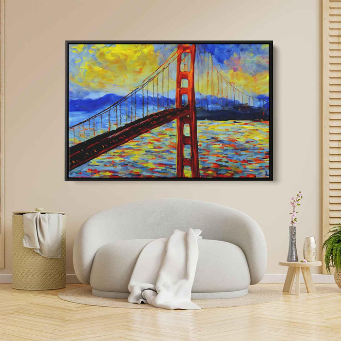 Abstract Golden Gate Bridge #113 - Kanvah