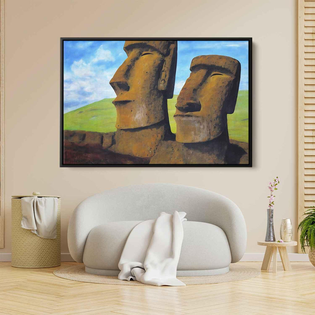 Moai Wall Art 