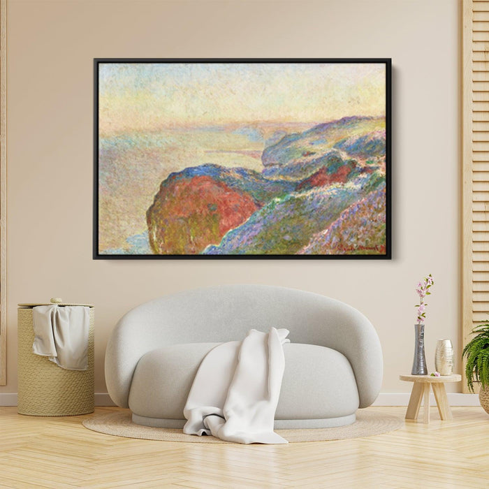 At Val Saint-Nicolas near Dieppe, Morning by Claude Monet - Canvas Artwork