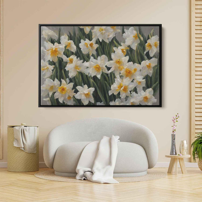 Contemporary Oil Daffodils #123 - Kanvah