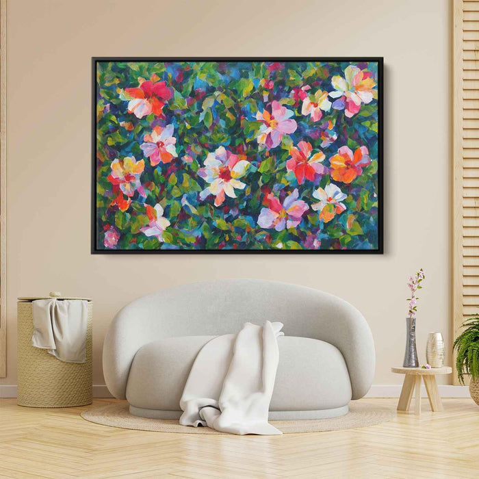 Cubist Oil Tropical Flowers #110 - Kanvah