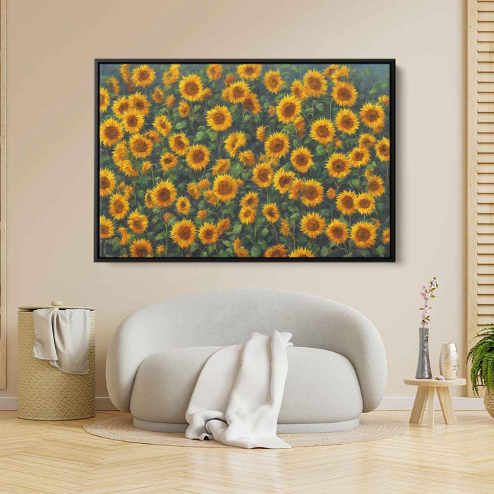 Enchanting Abstract Sunflowers #105 - Kanvah