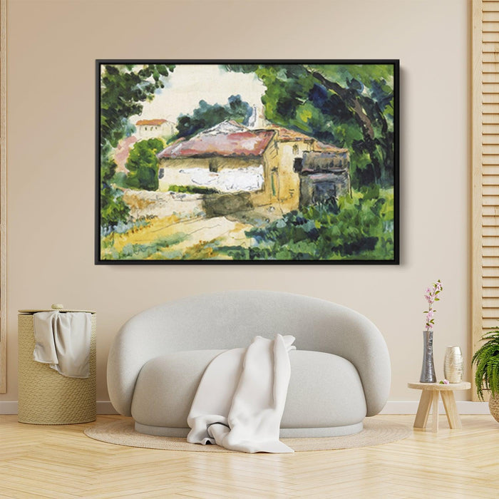 House in Provence by Paul Cezanne - Canvas Artwork