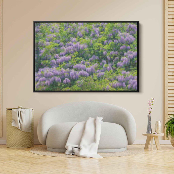 Impressionist Oil Wisteria #113 - Kanvah