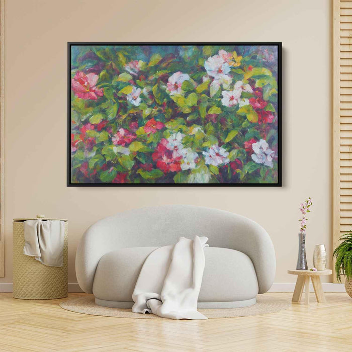 Tropical Flowers Oil Painting #106 - Kanvah