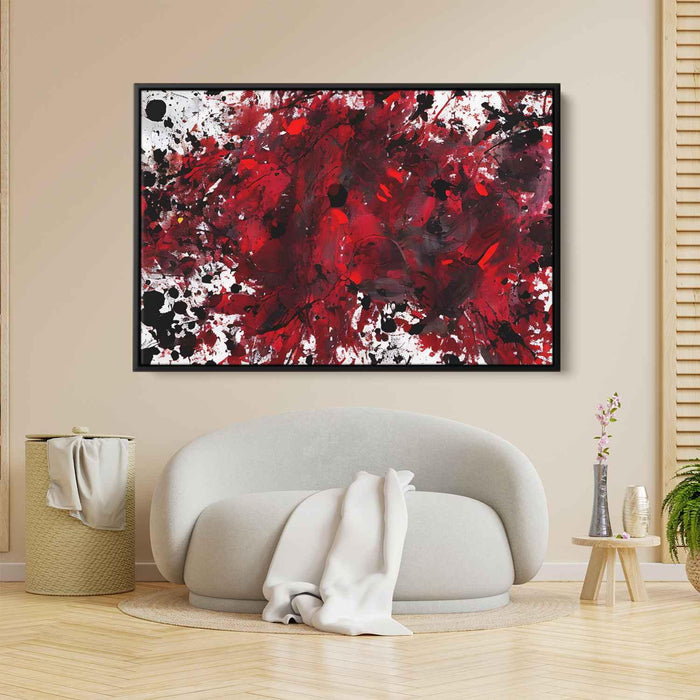 Red Abstract Splatter #123 - Kanvah