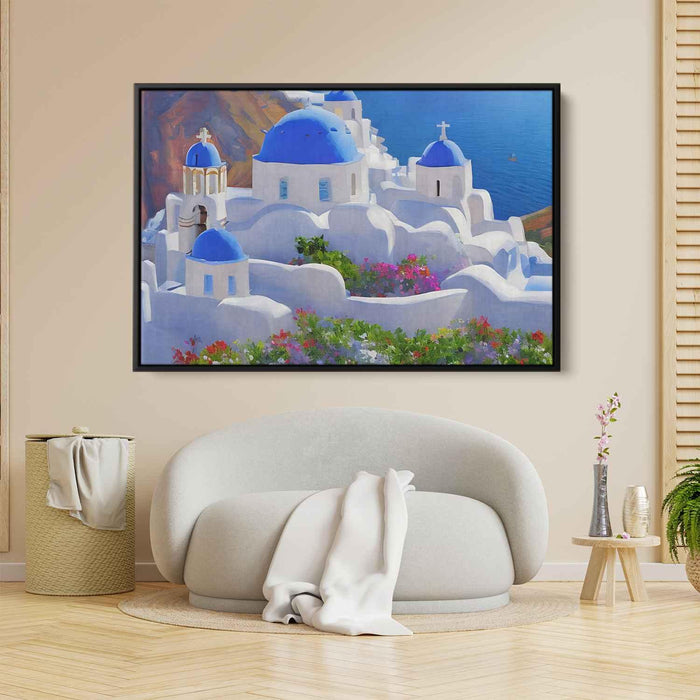 Impressionism Santorini #110 - Kanvah