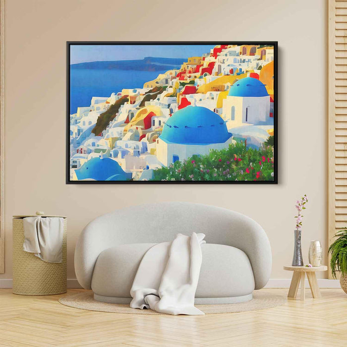 Impressionism Santorini #123 - Kanvah
