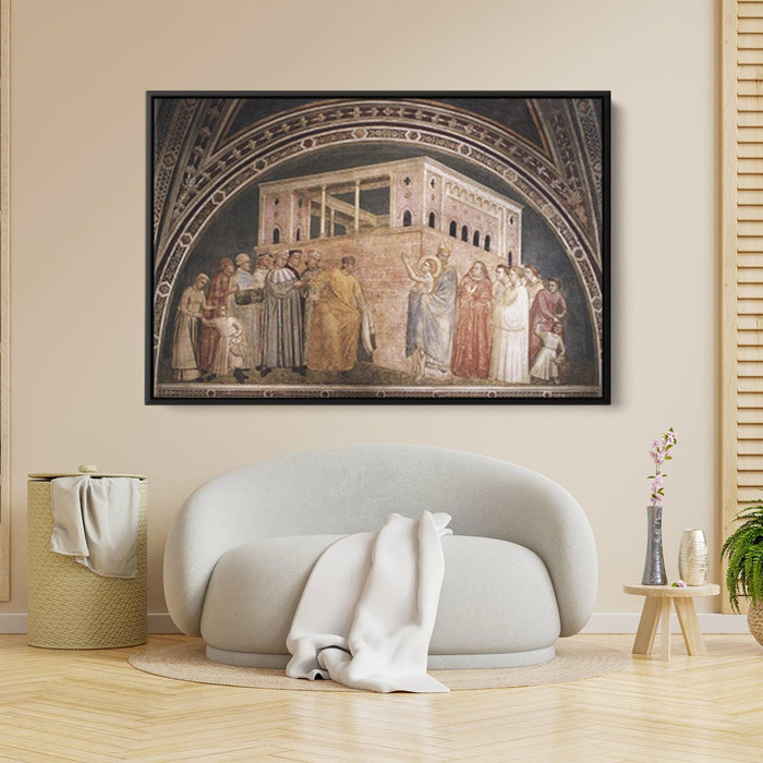 St. Francis Renouncing his Worldly Goods by Giotto - Canvas Artwork