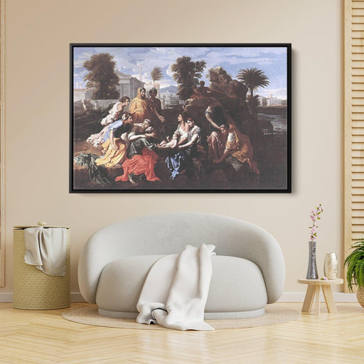 The Finding of Moses by Nicolas Poussin - Canvas Artwork