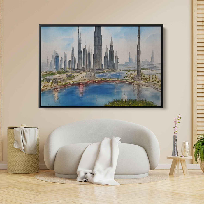 Watercolor Burj Khalifa #110 - Kanvah