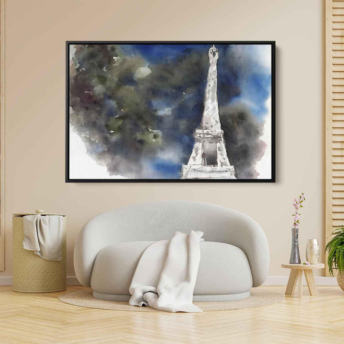 Watercolor Eiffel Tower #108 - Kanvah