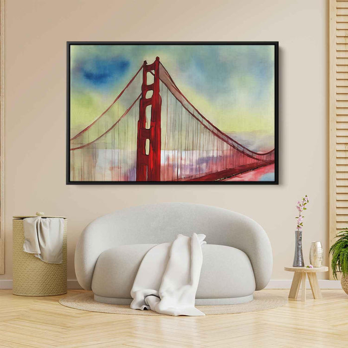 Watercolor Golden Gate Bridge #105 - Kanvah