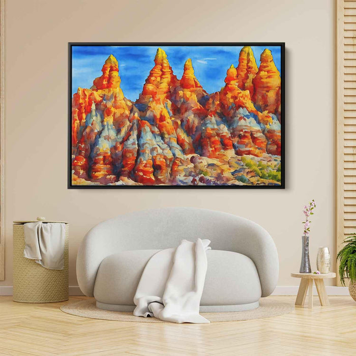 Watercolor Hoodoo formations #106 - Kanvah