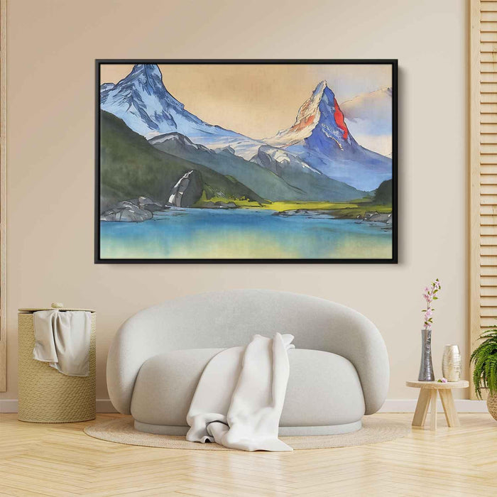 Watercolor Matterhorn #113 - Kanvah