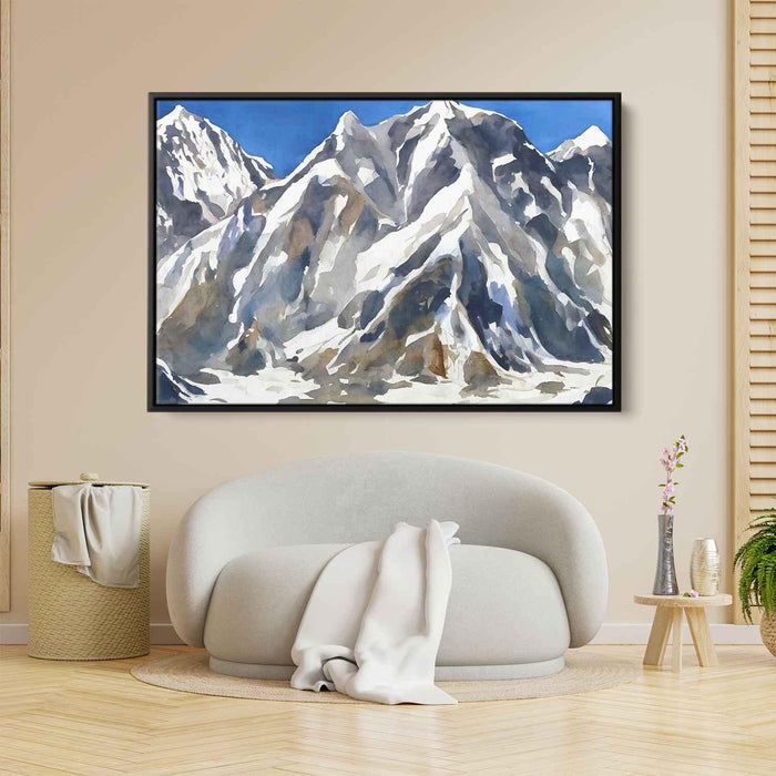 Watercolor Mount Everest #105 - Kanvah