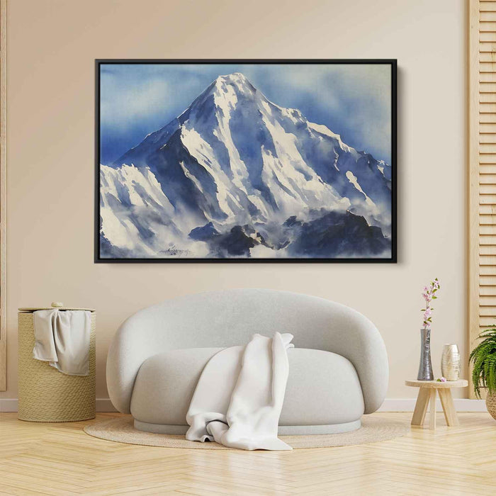 Watercolor Mount Everest #110 - Kanvah