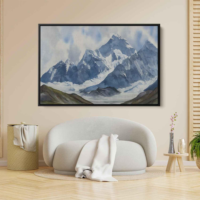 Watercolor Mount Everest #115 - Kanvah