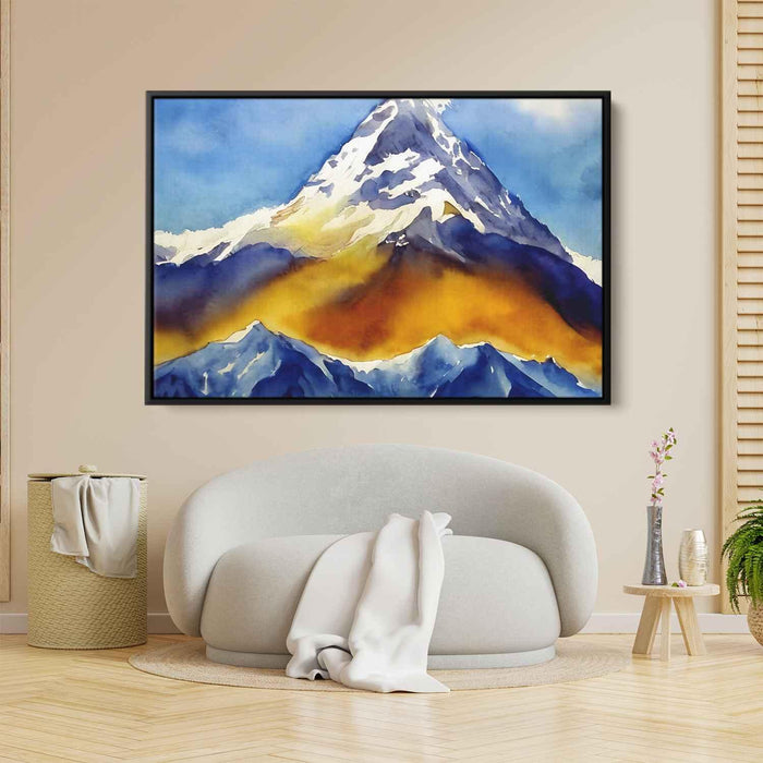 Watercolor Mount Everest #123 - Kanvah