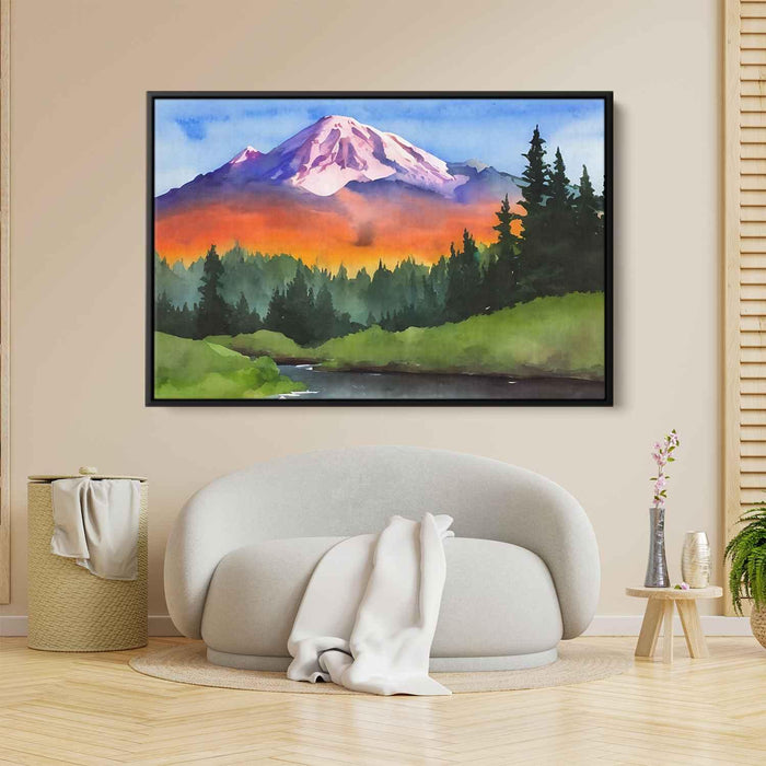 Watercolor Mount Rainier #113 - Kanvah