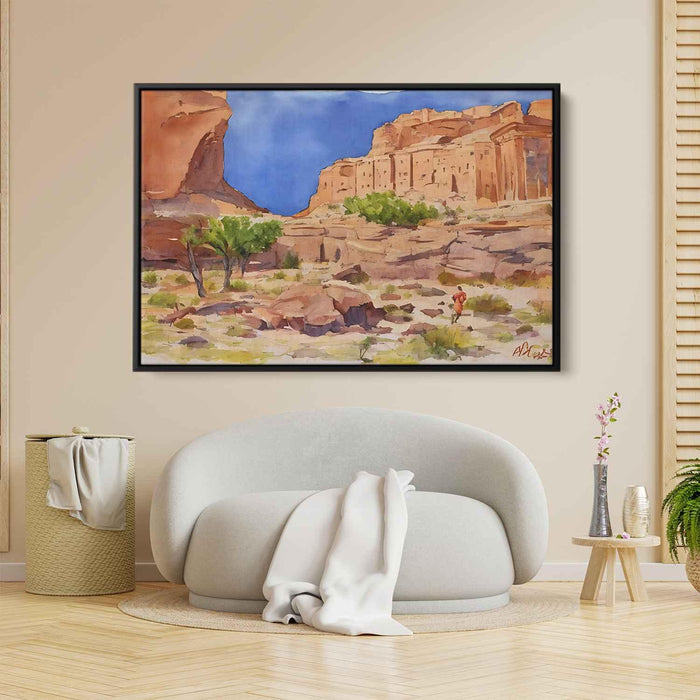 Watercolor Petra #123 - Kanvah