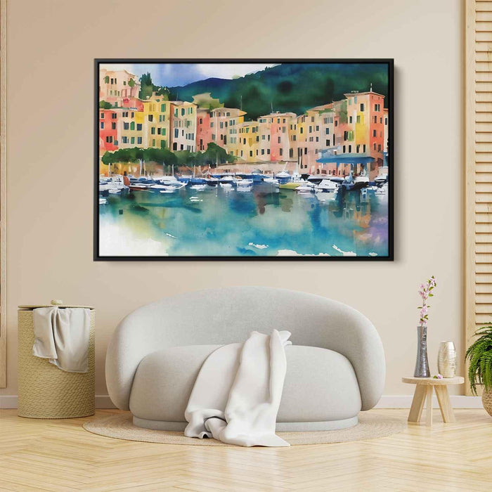 Watercolor Portofino #105 - Kanvah