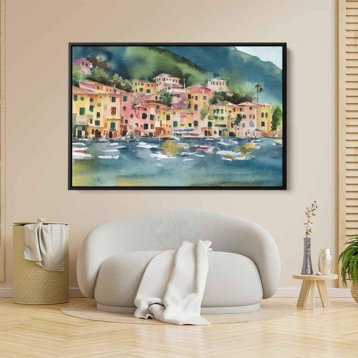 Watercolor Portofino #112 - Kanvah