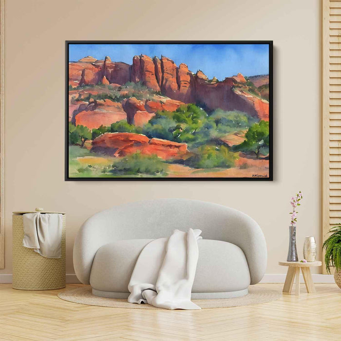 Watercolor Sedona Red Rocks #106 - Kanvah