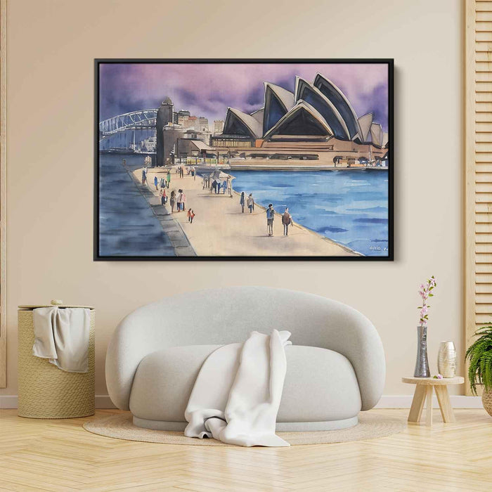 Watercolor Sydney Opera House #106 - Kanvah