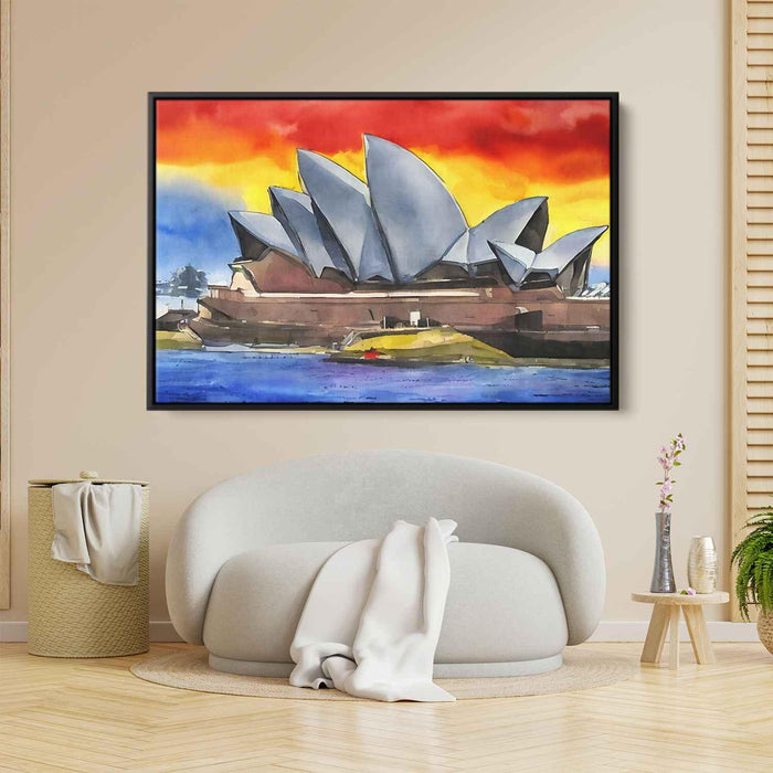 Watercolor Sydney Opera House #108 - Kanvah