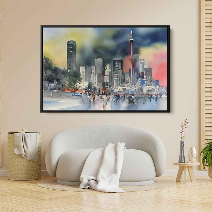 Watercolor CN Tower #105 - Kanvah